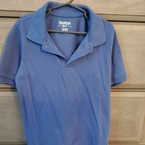 OshKosh B'gosh Men's Classic Blue Polo Size 8
